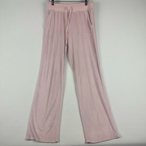 Juicy Couture Women’s M Pink Velour Rhinestone “Juicy” Lounge Pants